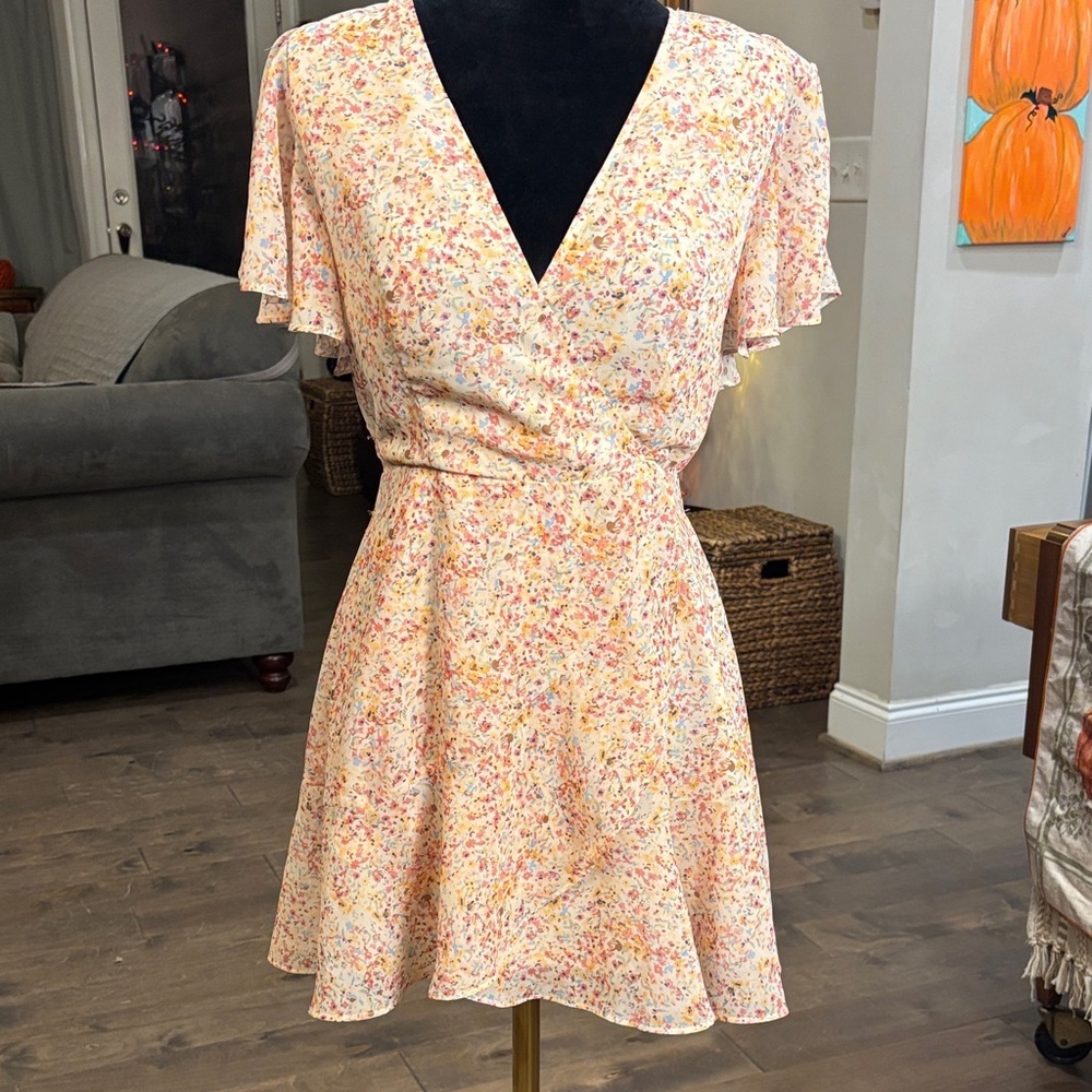 Altar'd State Multicolor Floral Mini Dress